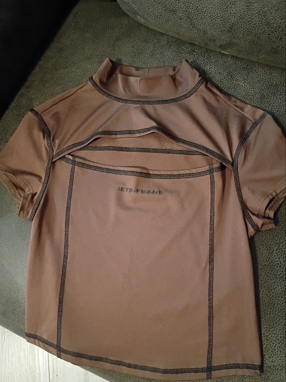 Urban Outfitters Brown Short-Sleeve Performance Tee
